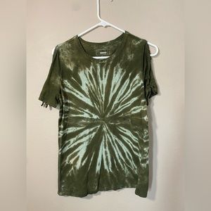 Green tie-dye Sonoma knit top